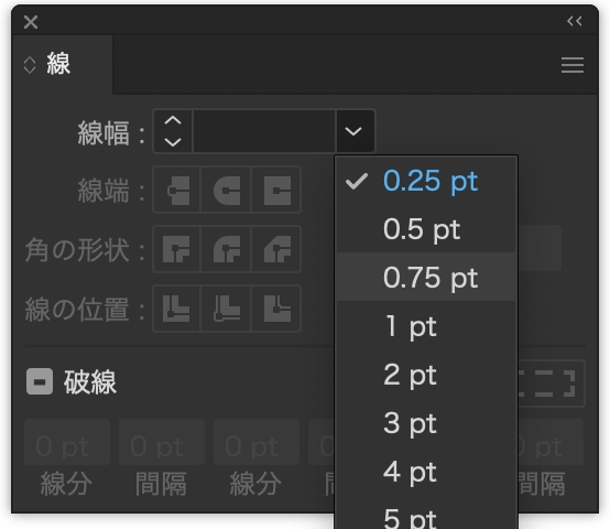 線情報パネル